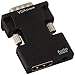 Dotop 1080P HDMI Female to VGA Male Converter Adapter Dongle with 3.5mm Stereo Audio portable HDMI Connector