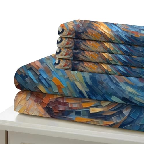 Parure de lit lion 140x200cm, cadeau idéal pour lit simple