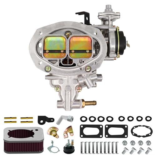 New 2 Barrel Carburetor for Weber 32/36 DFEV carburetor with air Filter assembly kit for VW Bug 1976-1983 FIAT 124 131 Dodge arrow sedan pickup Caravan Challenger Mazda B2600 2.0L 2.6L Electric Choke