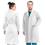 Photo Gallery hospaop arztkittel camice da uomo bianco – camice da laboratorio unisex per medici, studenti e cura, costume da medico per carnevale e carnevale, adatto anche come camice medico da donna, taglia l Photo Gallery hospaop arztkittel camice da uomo bianco – camice da laboratorio unisex per medici, studenti e cura, costume da medico per carnevale e carnevale, adatto anche come camice medico da donna, taglia l