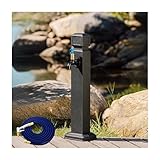 ▶ Sonnenschutz und Kälteschutz: Diese Wassersäule for den Außenbereich ist durchdacht gestaltet und das innere Wasserzulaufrohr ist mit Aluminiumfolien-Isolierbaumwolle umwickelt. Sie vereint mehrere Funktionen der Isolierung, des Frostschutzes und des Sonnenschutzes, bewältigt effektiv komplexe Außenumgebungen und gewährleistet eine reibungslose Wassernutzung.