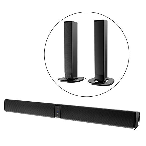 Soundbar, Sound Bar Wired & Wireless Sound Speaker, Detachable Soundbar Home Theater Dual
