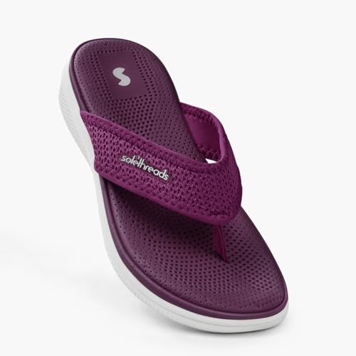 Image of SOLETHREADS GRACE V | Stylish | Comfy | Super soft | Ultra-Light | Phylon | Slippers | Flip Flops for Women