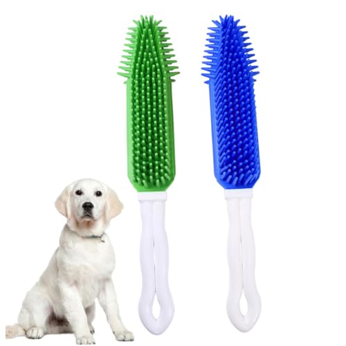 Peine de silicona LOORGVEL contra tirones y nudos de mascotas