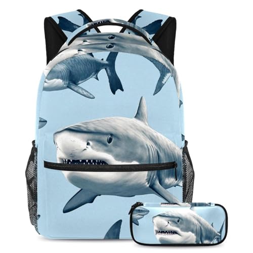 Ensemble cartable Cool Shark idéal pour accompagner la rentrée des classes