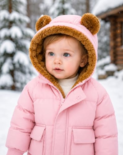 Image of BFUSTYLE Baby Coat 6M-5T Winter Clothes Toddler Boy Girl Jacket with Hood