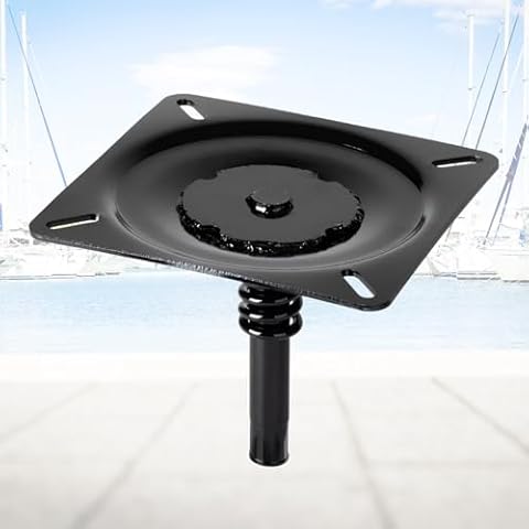 PenBan Marine-Grade Boat Seat Pin Mount,Swivel Base for 3/4" Pin,Shock-Absorbing Pedestal,Easy Install for Pontoon, Fishing, Jon, Bass Boats (1 Pack) Cover