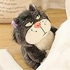 EASELR 12inch Angry Cat Stuffed Animal Toys, Cute Cat Kitten Plush Soft Kawaii Anime Plush Wicked Black Cat Plushies for Kids Birthday Christmas #1