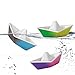 PlayMonster Kid O Color-Changing Origami Boats Bath Toy Set , Blue, Pink, Green