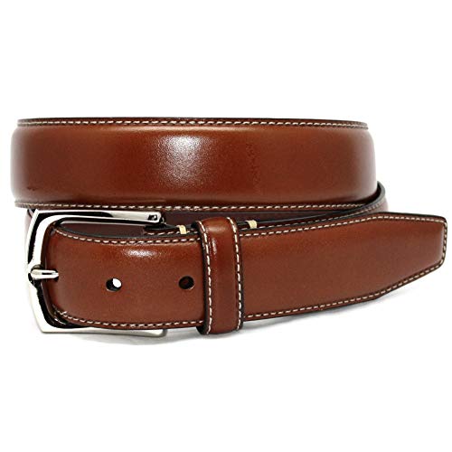 Torino Leather Co. 35MM Burnished Tumbled Saddle Tan 34