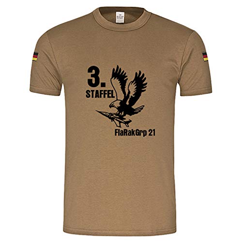 Camiseta Copytec FeSpähKp 100 BW Tropenshirt caqui XXL con escudo bordado
