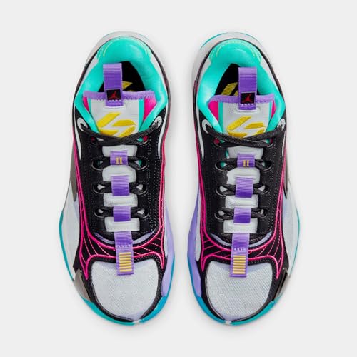 Nike Luka 2 Grade School Basketball Shoes (Wolf Grey/Speed Yellow)2