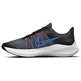 nike running hombre negras Tecnologías innovadoras Nike Winflo 8, Zapatillas para Correr Hombre, Dk Smoke Grey Black Coast Total Orange White, 43 EU