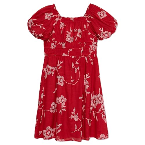 Speechless Girls' 7-16 Short Sleeve Knee Length Babydoll Dress