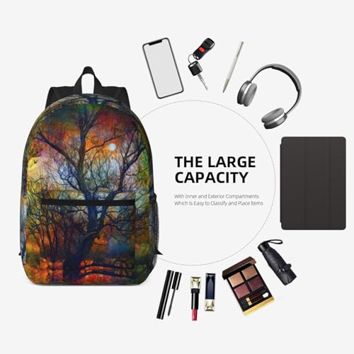 Sac à dos noir 43,2 cm arbre de vie pour ne plus manquer d'espace de rangement