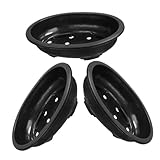 Forme accrocheuse : la forme ovale unique de notre jardinière crée un point focal saisissant dans n'importe quel jardin ou intérieur, pots de fleurs, pots pour bonsaï
