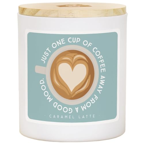 Simply Said, INC Coffee Good Mood Candle, Caramel Latte Scented