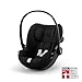 CYBEX Gold Babyschale Cloud G i-Size Comfort, Inkl. Neugeboreneneinlage, Ab Geburt bis ca. 24 Monate, Für Kinder ab 40 cm bis 87 cm, Max. 13 kg, Magic Black