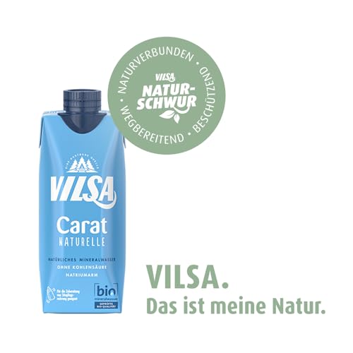VILSA Carat Naturelle Bio, 12 x 0,5 l Tetra Pak