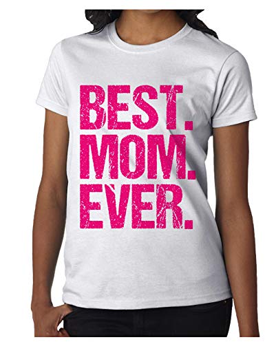 bubbleshirt Tshirt Festa della Mamma Best Mom Ever - Idea Regalo Mamma...