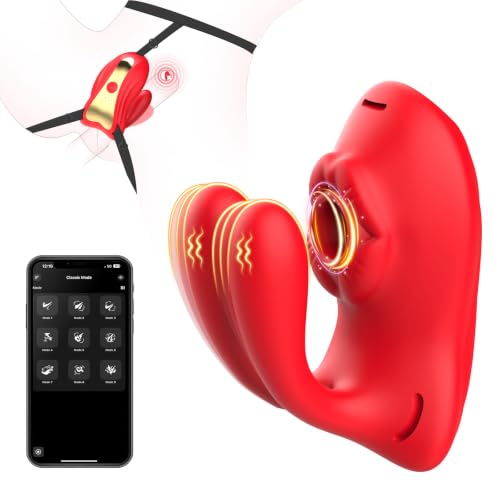 Wearable Sucking Vibrator Adult Sex Toys Dildos - App Remote Couple Women...