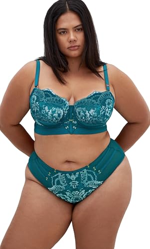 Image of City Chic Plus Size Bra - Alexis Contour Longline