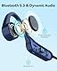 MONODEAL Knochenschall Kopfhörer Bluetooth 5.3 Open Ear Kopfhörer, Typ-C Ladeanschluss, IPX6 wasserdichte Knochenschall Kopfhörer, Bone Conduction Headphones Zum Joggen, Radfahren, Fitness