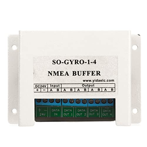 Leapiture NMEA Buffer Box 1 in 4 Out Marine Serial Line Splitter Isolating Buffer Converter Interface24V Circuit for Yachts Marine