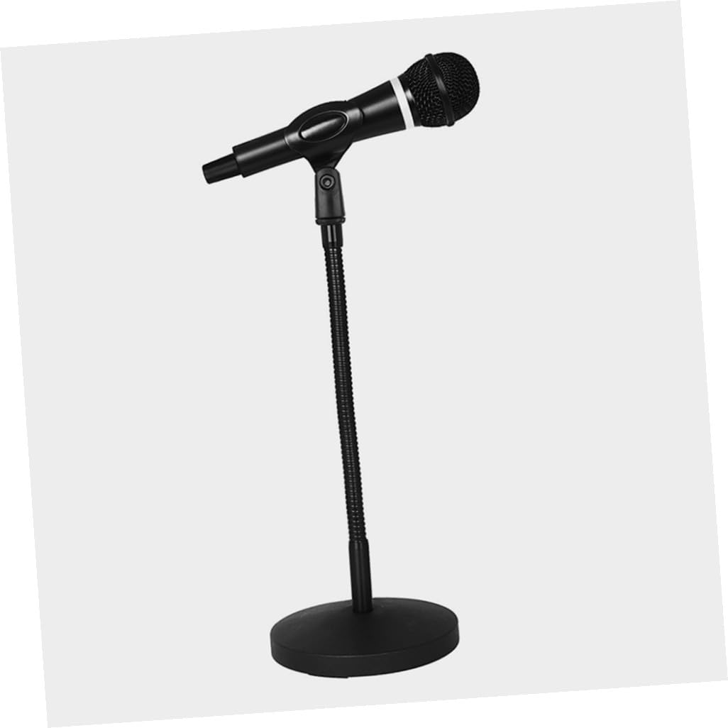 Yardwe Asta Microfono Regolabile Da Tavolo Metallo Supporto Stabile Per Microfono e Direzione Regolabili Per Registrazioni e Streaming