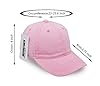 UltraKey Baseball Cap, Cotton Adjustable Sport Outdoor Sun Cap Unisex Hip Hop Casual Hat Snapback Cap Pink #1