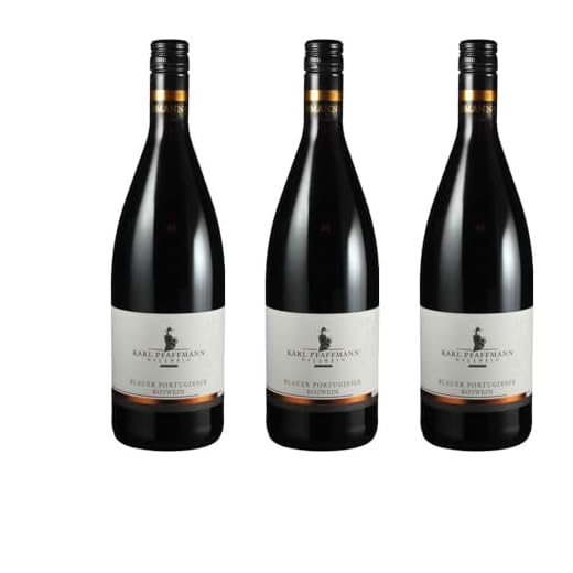 Vorteilspaket Karl Pfaffmann (1L) Blauer Portugieser(2) Halbtrocken Rotwein QbA (3 x 1.00 Liter)/ErnenWein/Wine