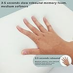 Memory Foam Camping Pillow - Lightweight & Portable Small Travel Pillow for Airplane & Train Travel, Camping, Backpacking, Removable Washable Cover, Easy to Clean, Includes Storage Bag - Image 3