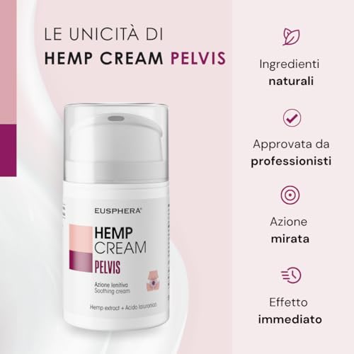 EU4PELVIS Crema per Prurito Intimo, Crema Vaginale per Sollievo Immediato con Acido Ialuronico e Calendula per Vulvodinia, Candida Vaginosi, Crema intima lenitiva prurito bruciore e Secchezza vaginale - 4