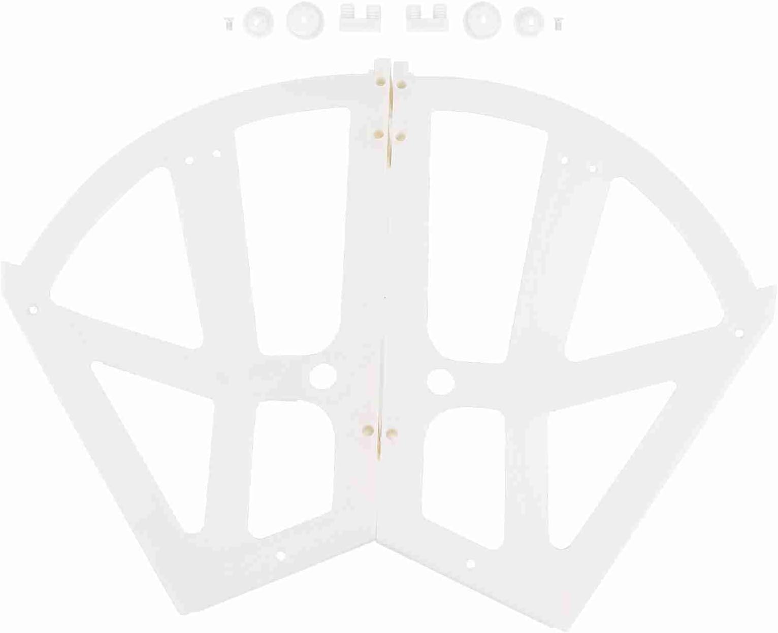 2 Layers Shoes Drawer Cabinet Hinges Flip Frames, White Shoe Cabinet Replacement Fittings for Shoe Cabinet Shelf Rack