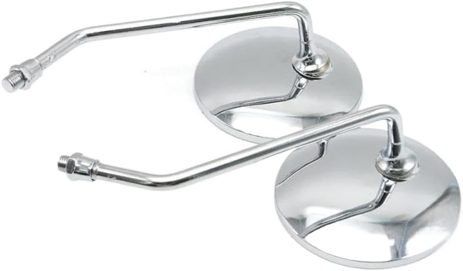 8mm Universal Motorbike Side Mirrors For 50cc-150cc Motorcycles Electrical Bike MTB Scooter ATV Chromed Rear View