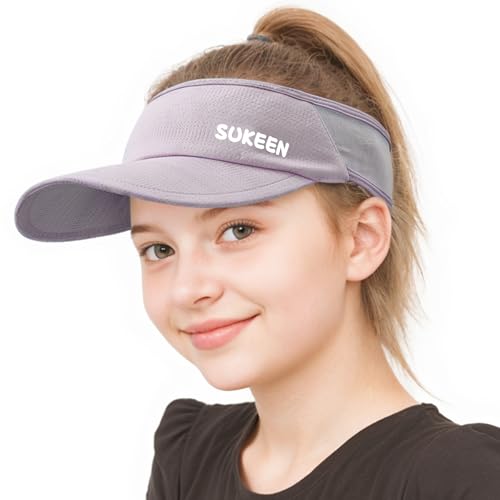 Sukeen Kids Sun Visor Hats for Girls Boys UPF50+ Sun Hat for Outdoor Summer
