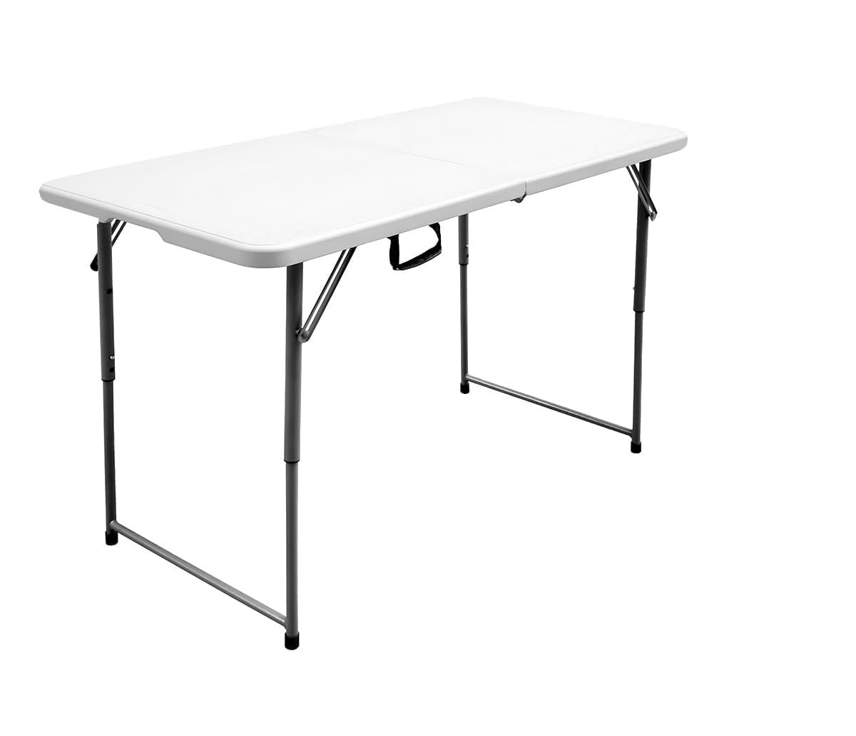 Amaze 4′ X 2′ Ft Multipurpose Folding Table with Adjustable Height | HDPE Plastic Laptop Desk for Home Office, Dining, Picnic & Outdoor Camping Table Space-Saving & Sturdy Design – White-image-26