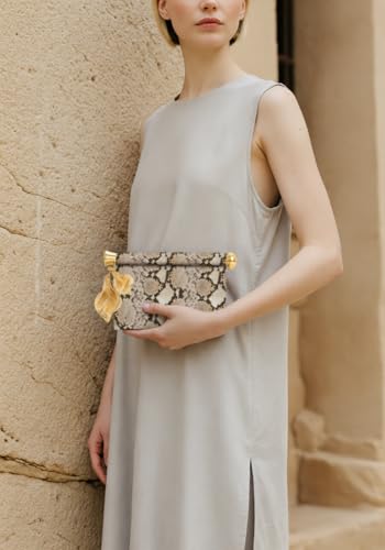 Image of JW PEI Women's Holly Metal Pendant Embellished Clutch