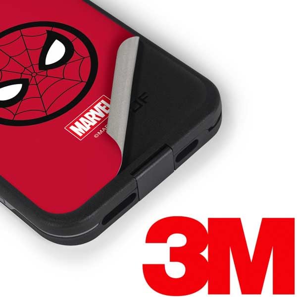 Skinit Decal Phone Skin Compatible with LifeProof Fre iPhone XR - Officially Licensed Marvel Spiderman Spiderman Emblem Design