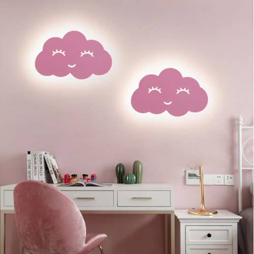 GUANSHAN Smile Face Cloud Comodino Lampada da