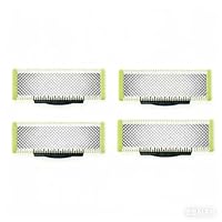 Replacement Blades for Philips One 1 Blade, 4-Pack, Compatible with QP2515 QP2520 QP2630 QP2834 QP220/51 QP230/50