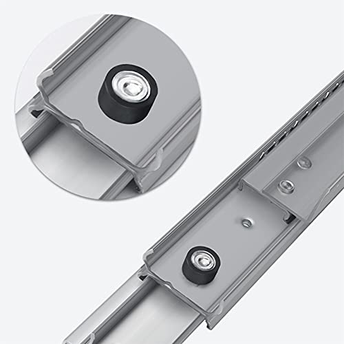 Laderails, Volledig Intrekbare Glijrails, Massieve Dubbelrijige Verdikte Stalen Kogels, Driedelige Rails Voor Kasten En… - Afbeelding 4