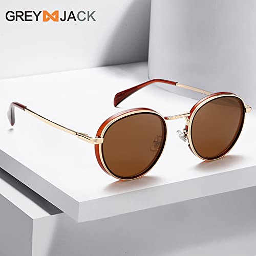 Image of Retro Round Sunglasses for Women, Photo-ready Look, for Everyday Wear