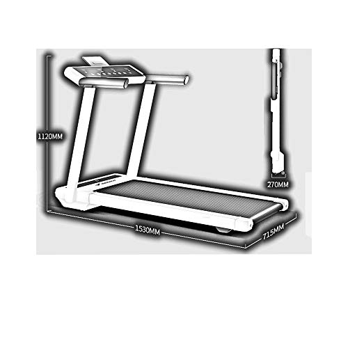Image of Treadmill Full-Folding Home Treadmill, Installation-Free, Small and Ultra-Quiet, LED Display Sports Walking Machine, Suspension Balance Shock Absorption