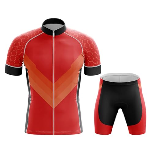 Maillot de cyclisme pour homme ultra léger avec poches dorsales et zip intégral