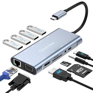 Omivine 11-In-1 USB-C Hub Adapter