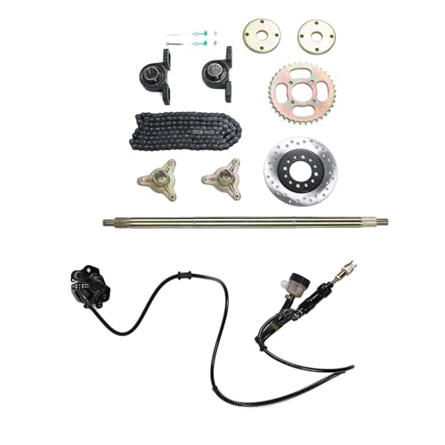 Eje en vivo para Go Kart con traccion mejorada y material metalico