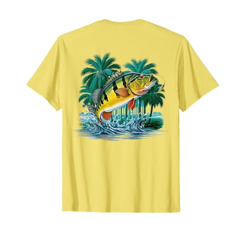Peacock Bass Exotic Brazil Jungle Fishing Outdoors T-Shirt