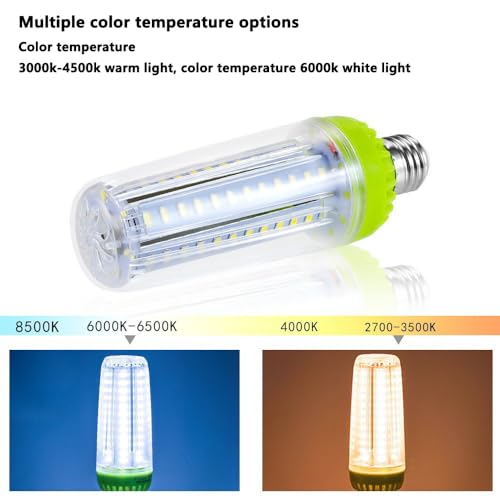Ampoule LED E27 maïs super lumineuse 20W lumière intense non variable