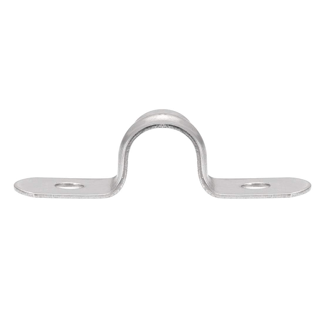 TA-VIGOR 25Pcs Rigid Pipe Straps, 10mm 2 Holes Stainless Steel Tension Tube Clip Clamp - Image 4